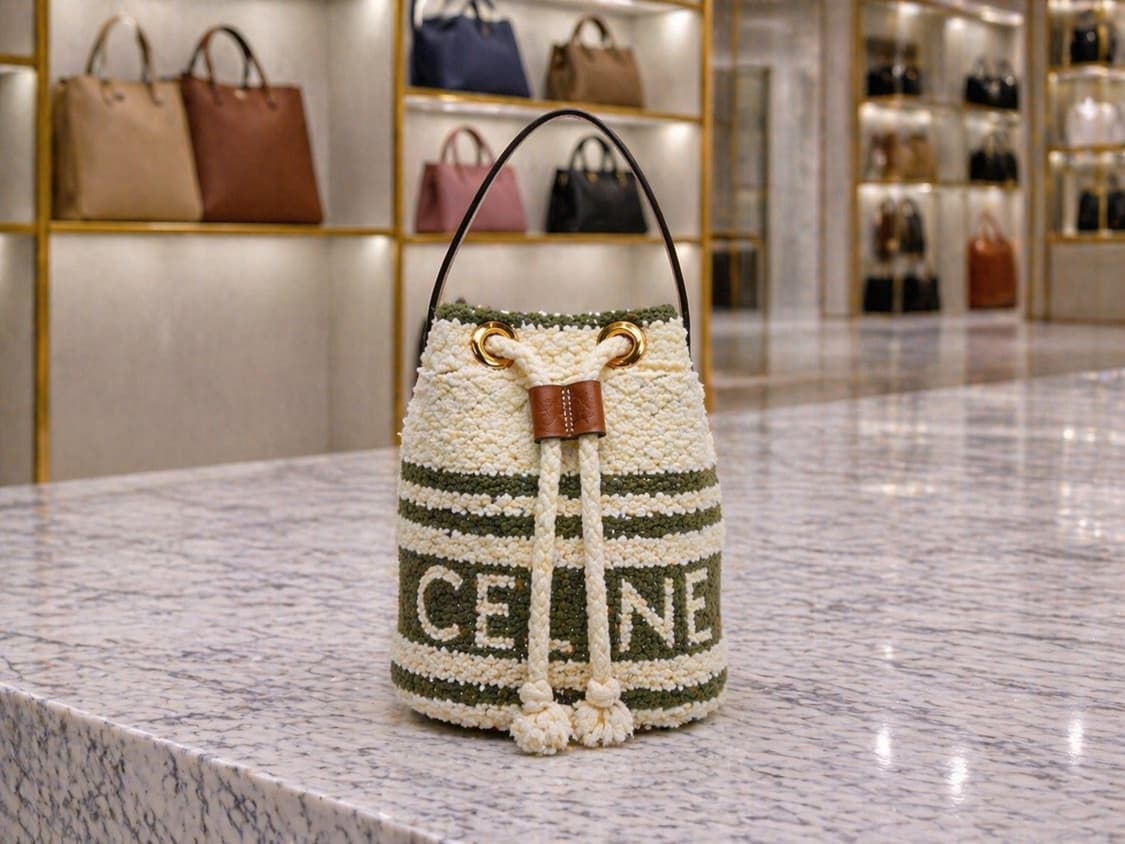 [S급] 셀린느 스트라이프 텍스타일 카프스킨 판매합니다!!! 상품이미지1