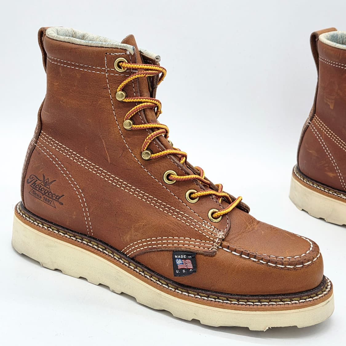  쏘로굿 우먼스 목토 워크부츠 브라운 (6M)   상품이미지5