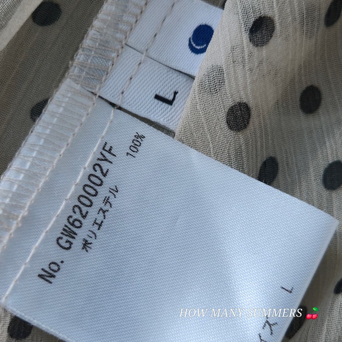 도트무늬 반팔 셔츠  상품이미지3