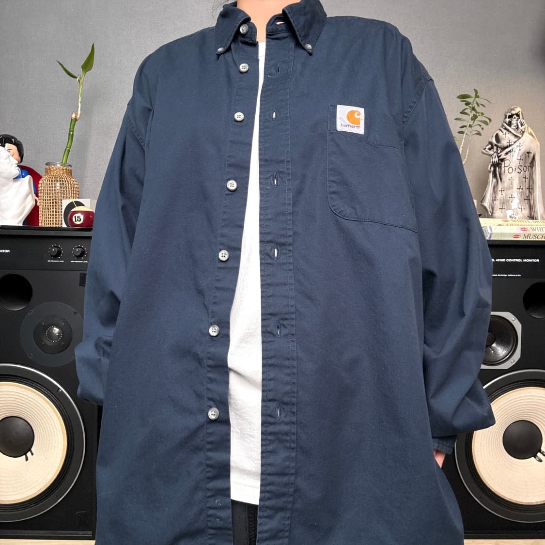 칼하트 네이비셔츠 상품이미지1
