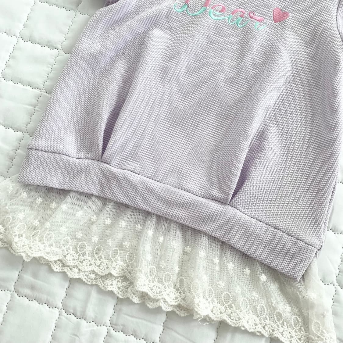 Liz lisa doll ♥ 밤비나 연보라 디어 레이스탑 상품이미지3