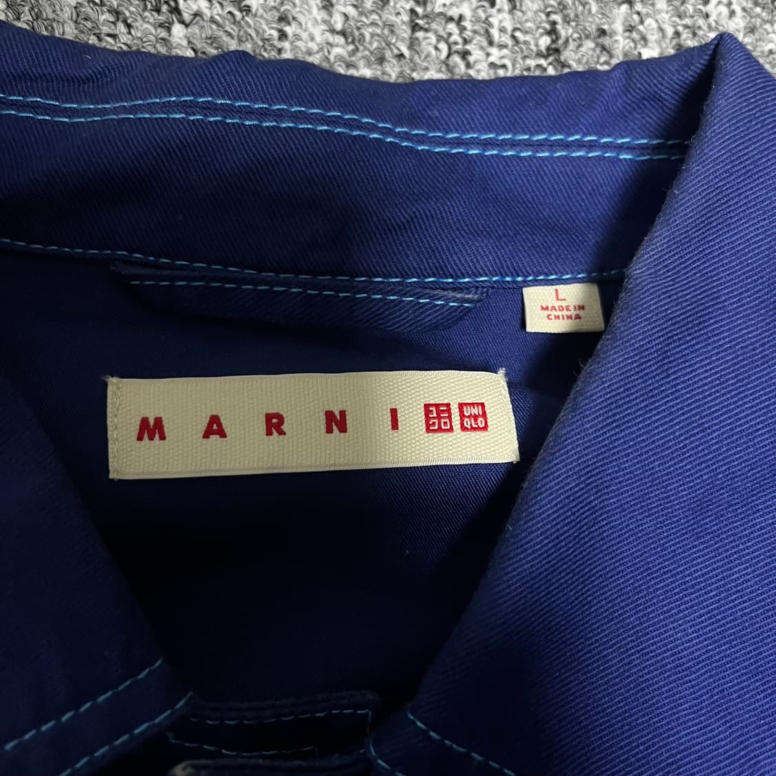 유니클로 x 마르니 유틸리티 셋업 블루 상품이미지4