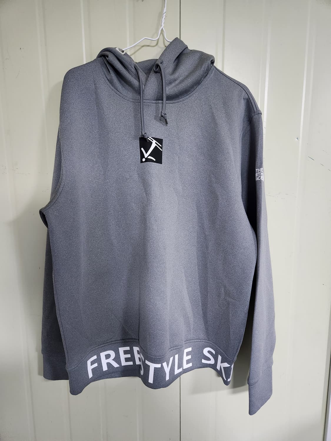 노스페이스 평창올림픽 후드티 XL(105) 회색 상품이미지1