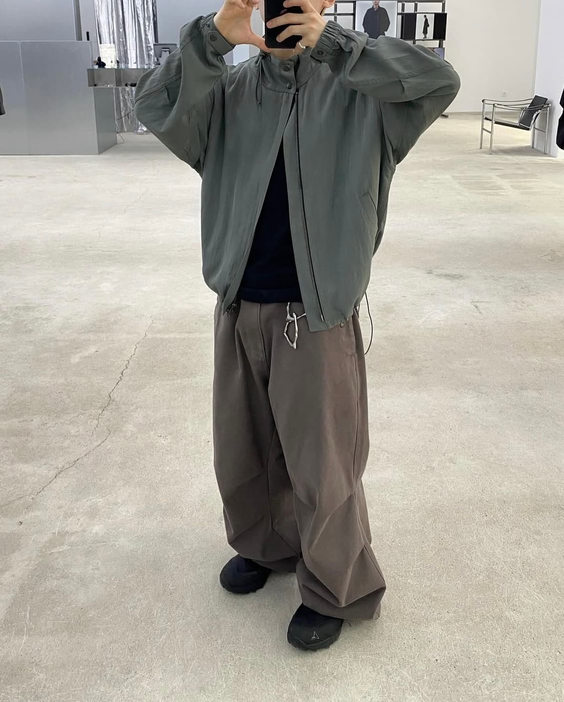 해칭룸 스노우진 워시드 브라운 4 상품이미지1