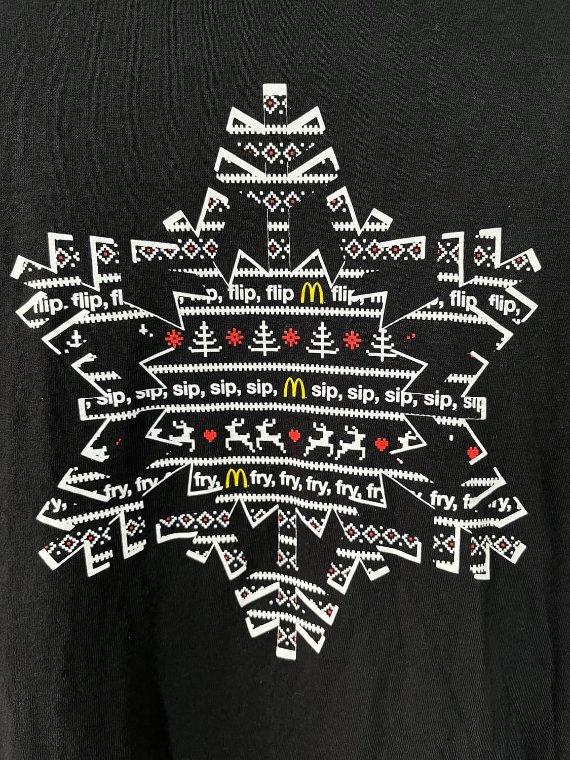 McDonald’s Ugly Sweater tee 상품이미지4
