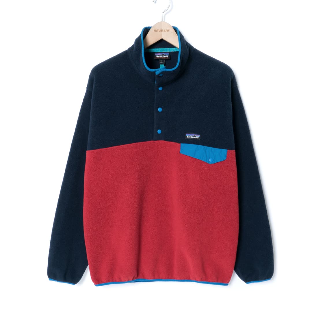 [L] 파타고니아 신칠라 스냅티 레드 블루 상품이미지1