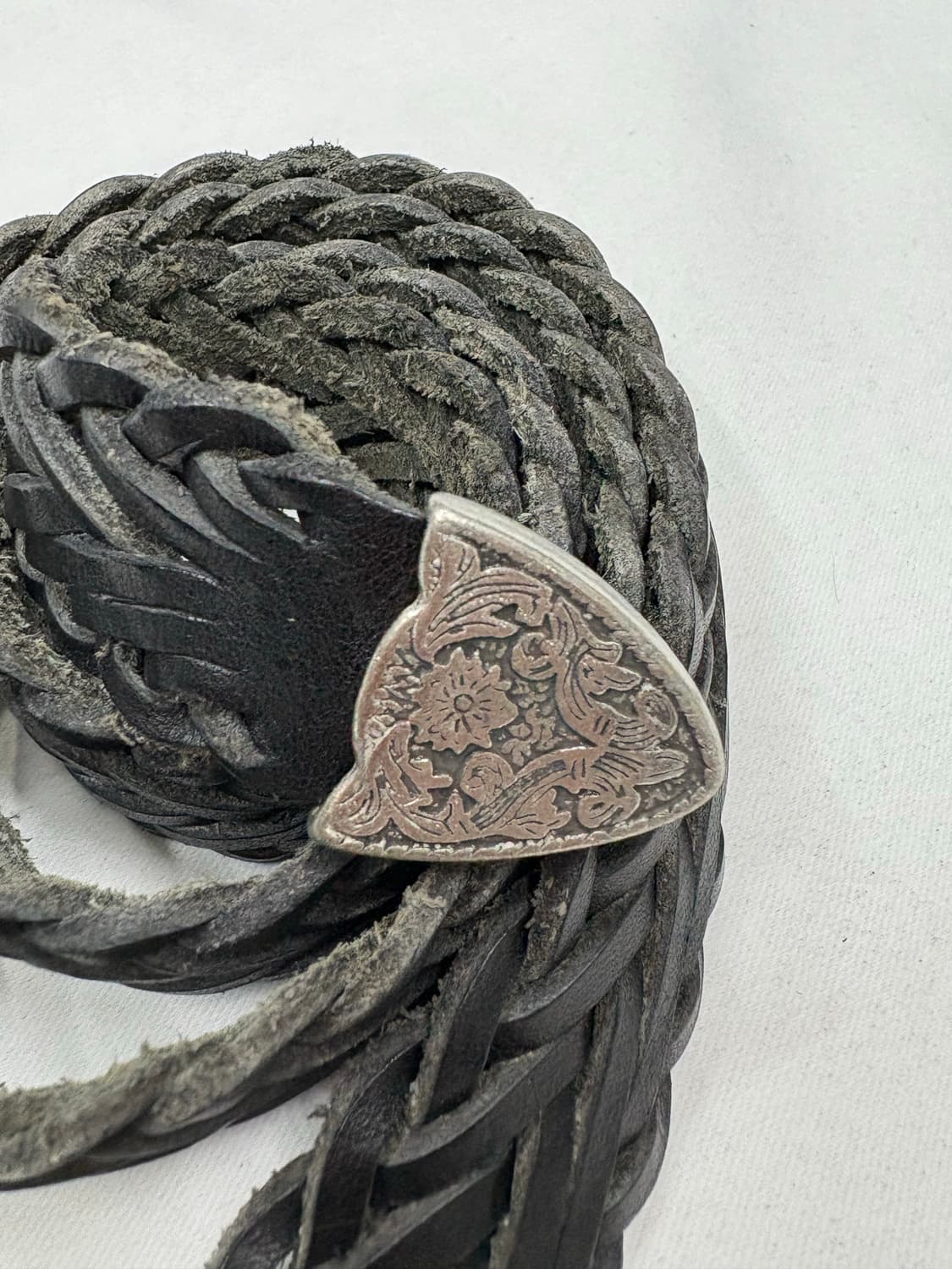 꽈베기 위빙 크롬 웨스턴 벨트 상품이미지3