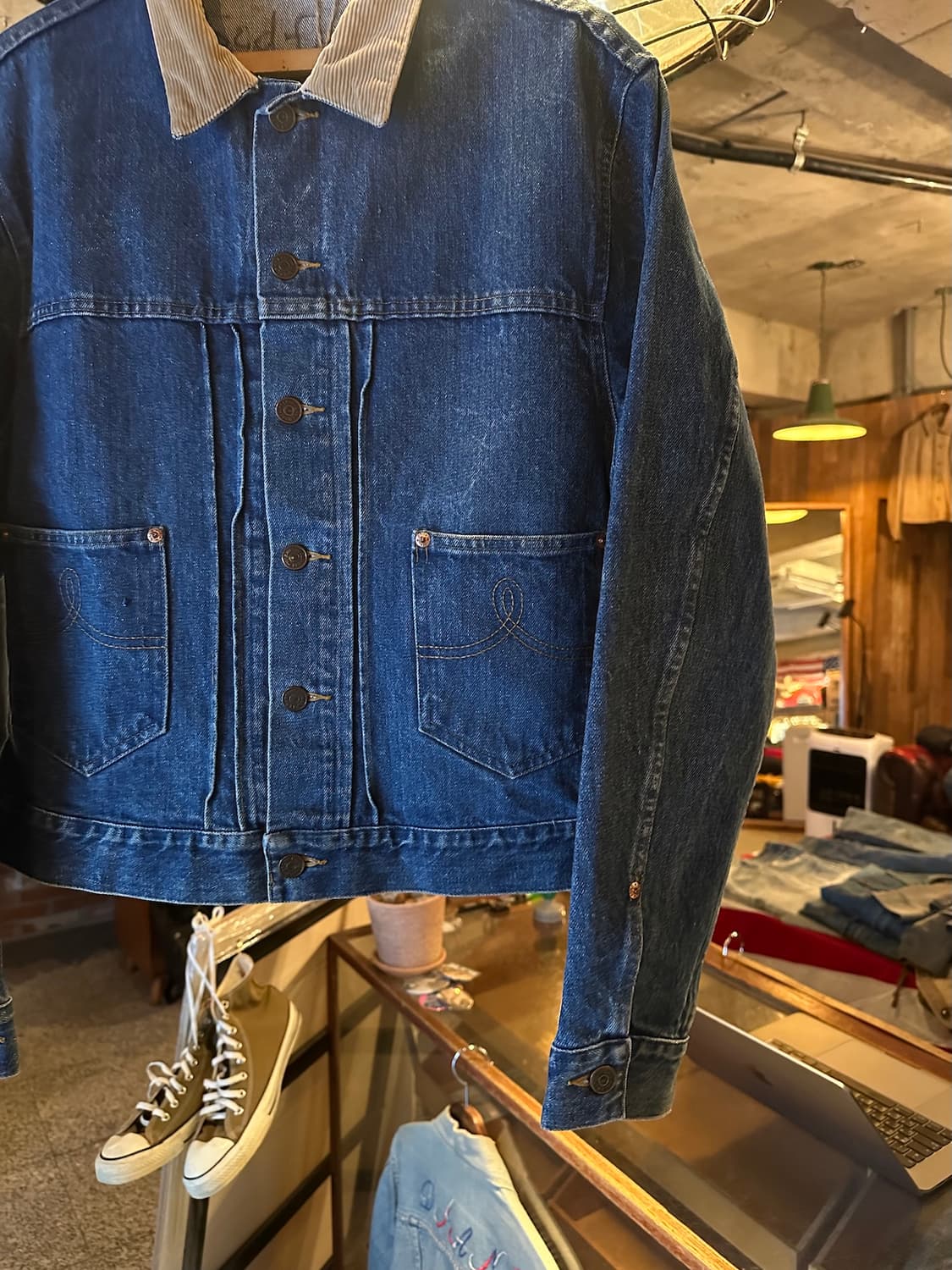 80s USA 빈티지 폴로 랄프로렌 2세대 데님 자켓 상품이미지2