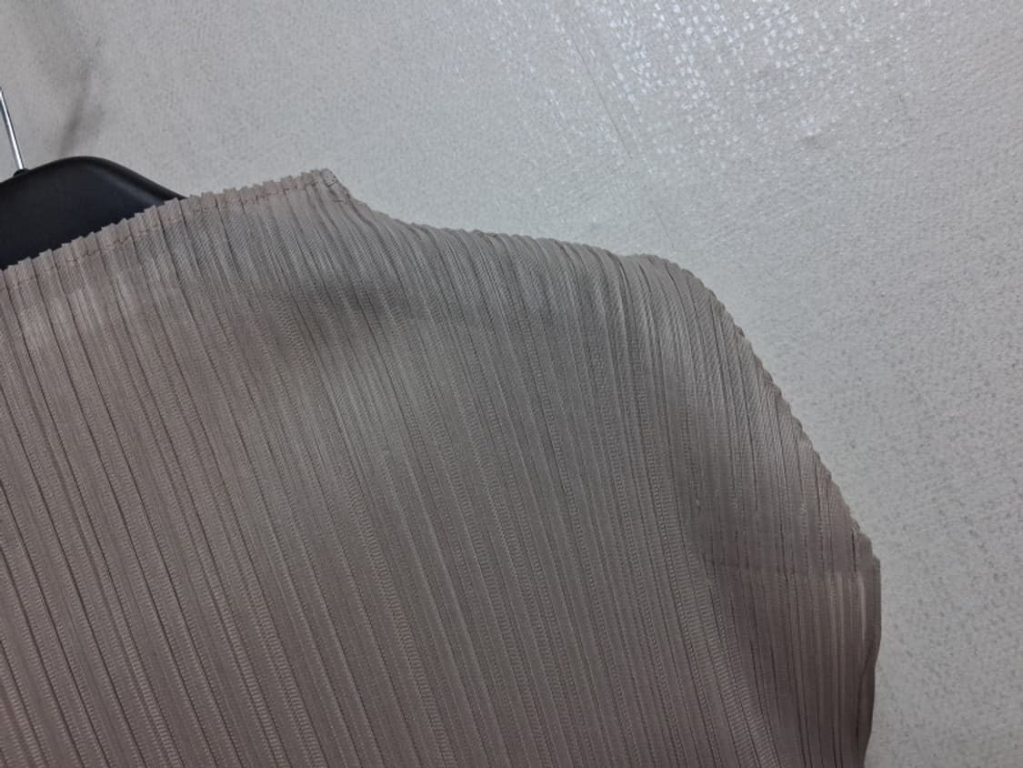 베이지칼라 여성 플리츠 주름 롱원피스 반팔캡소매 66까지적당 상품이미지6