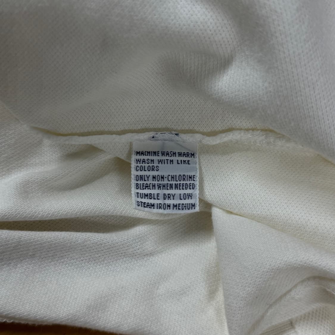 [L] 폴로 랄프로렌 화이트 코튼 반팔 카라티 상품이미지7