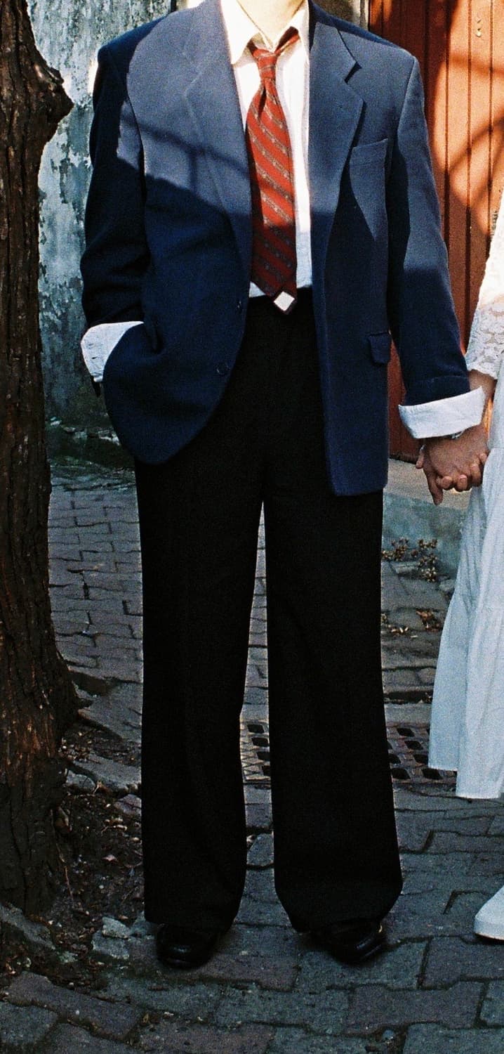 입생로랑 울 블레이저 네이비 상품이미지2