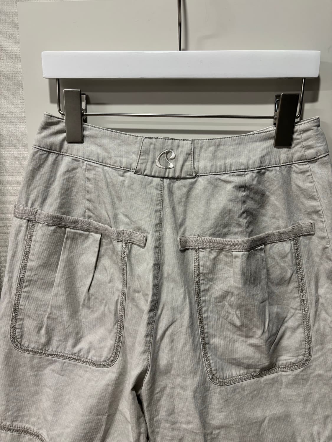 [0]코이세이오 지그재그 팬츠 아이스 베이지 상품이미지6