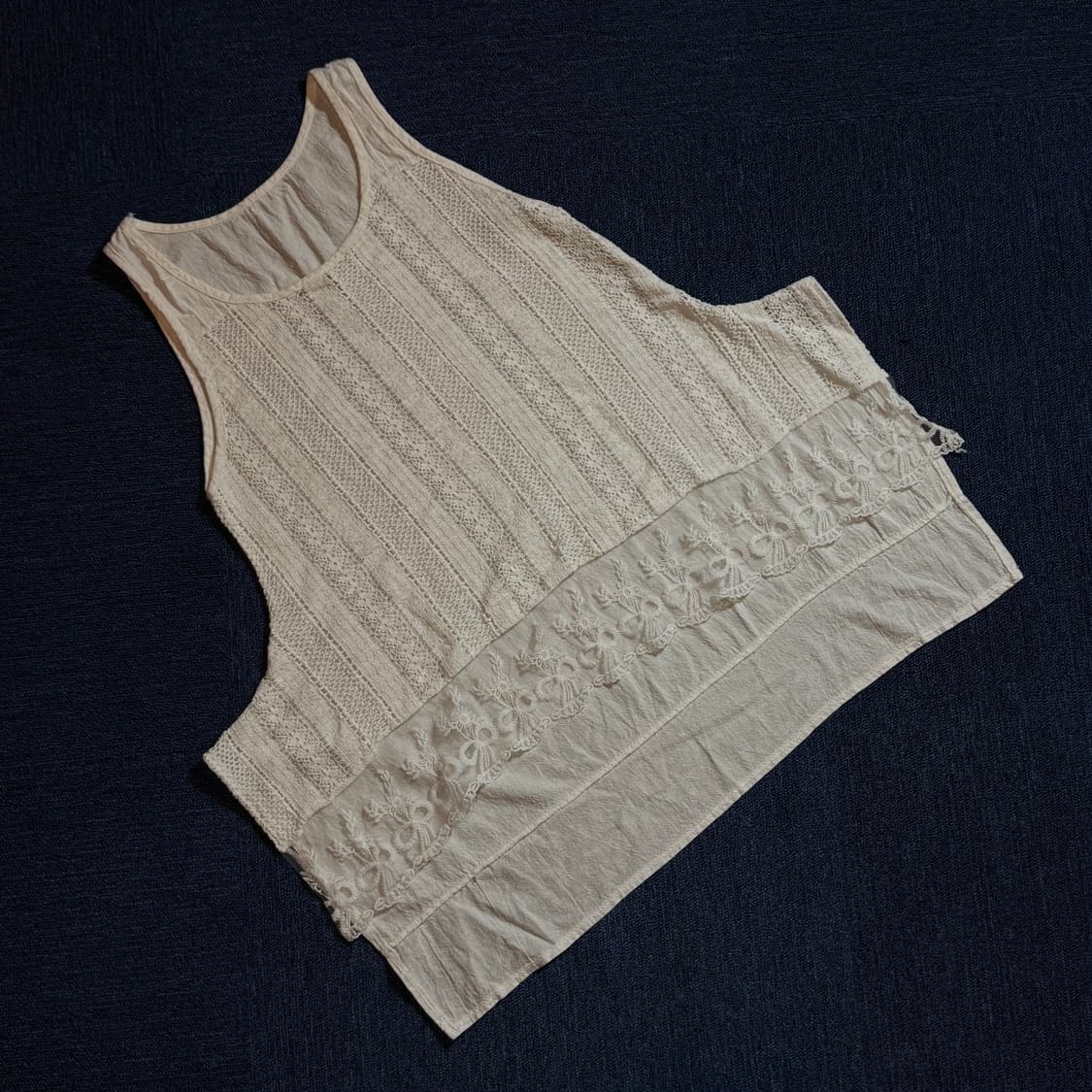 모리걸 자수포인트 나시 상품이미지1