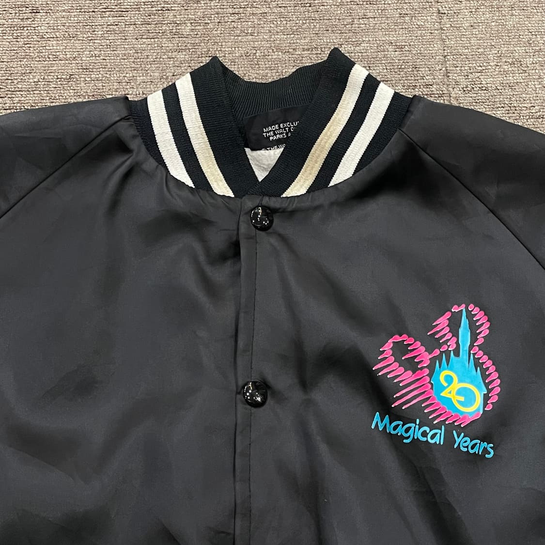 (M) USA Disney 디즈니 나일론 스타디움 바시티 자켓 상품이미지6