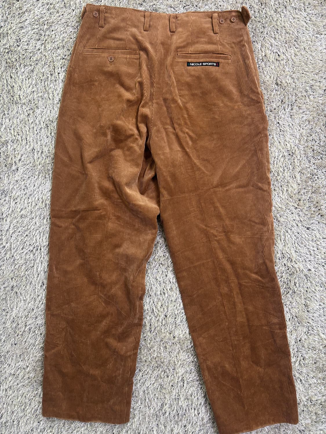 일제 NICOLE SPORTS 코듀로이 바지 34인치 상품이미지7