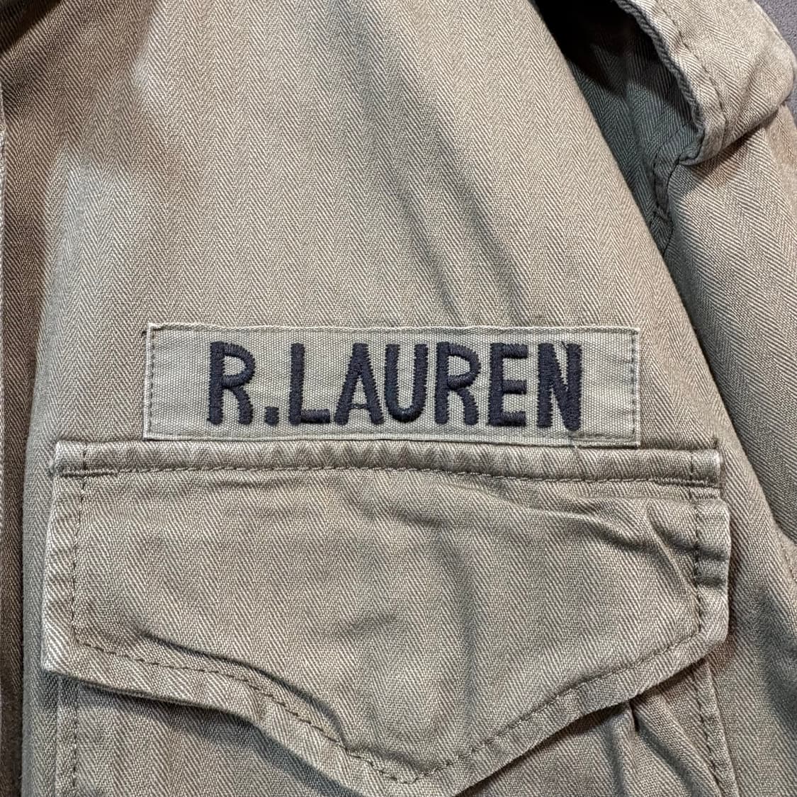 [S] POLO 폴로 랄프로렌 성조기 패치 필드 자켓 상품이미지3