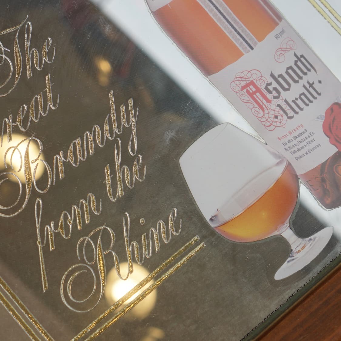 빈티지 소품 Asbach pub 거울액자 상품이미지5