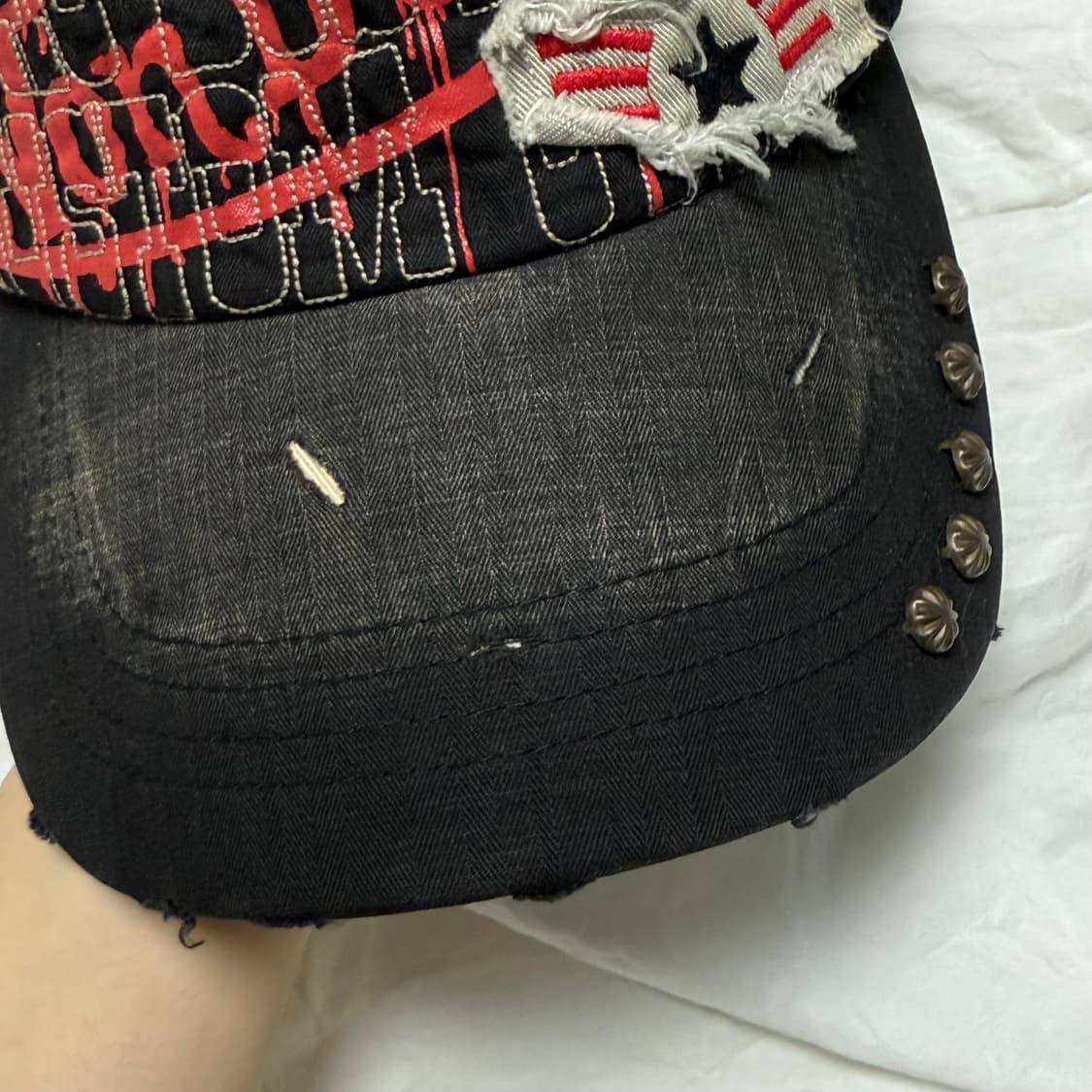 본더치 y2k 펑크 볼캡 모자 상품이미지5