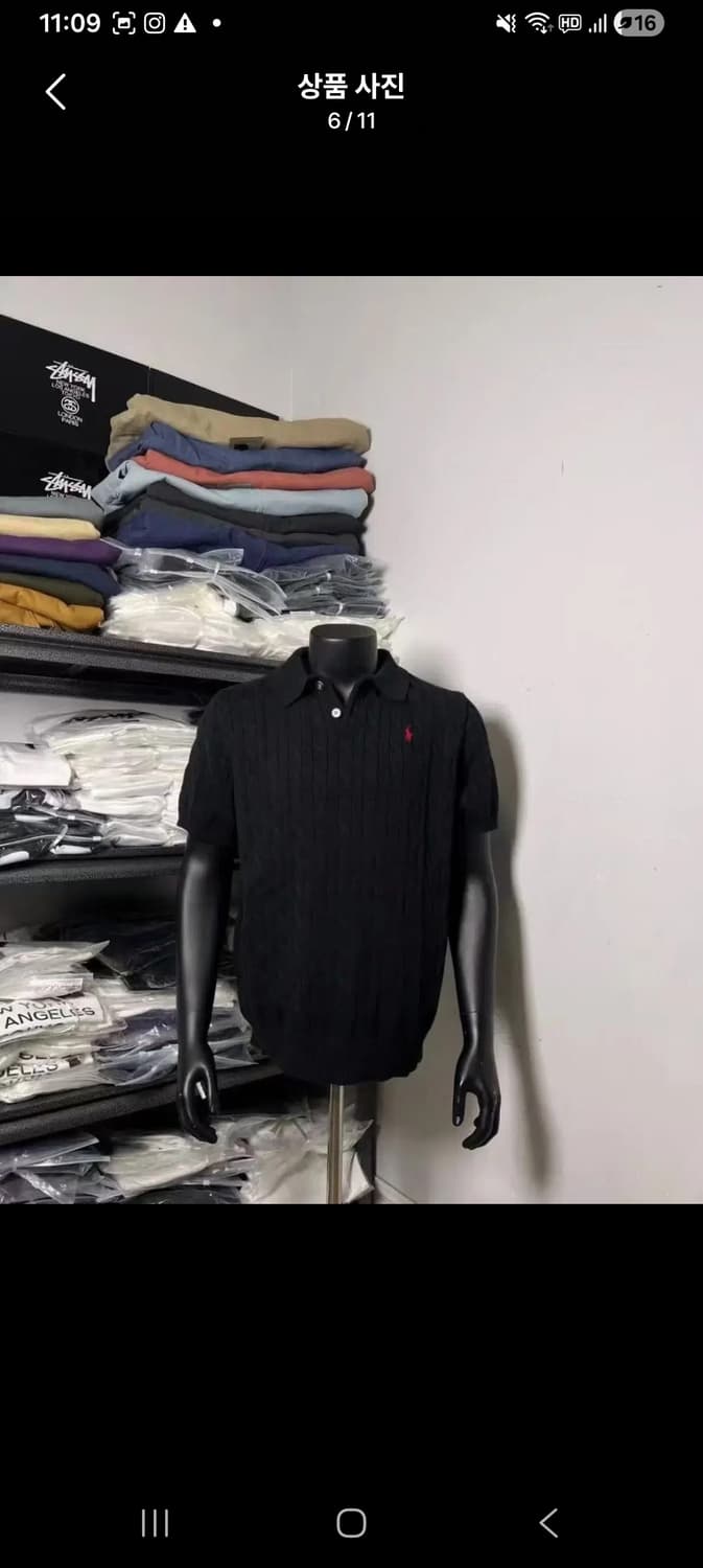 폴로 카라티 완전 새상품 급처 M 상품이미지2