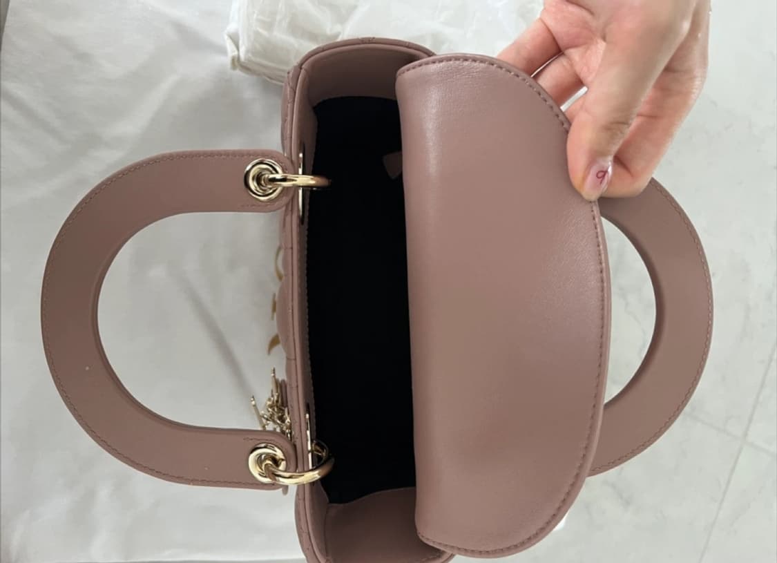 (정품)디올 레이디백 베이지 급처! 상품이미지7