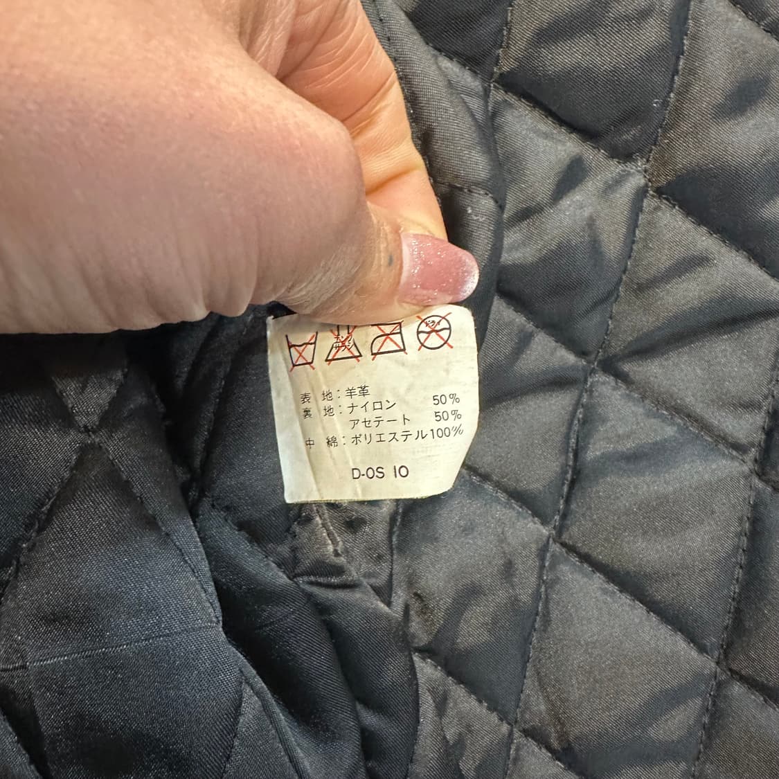 이태리 빈티지 램스킨 코트 가죽자켓L 상품이미지5