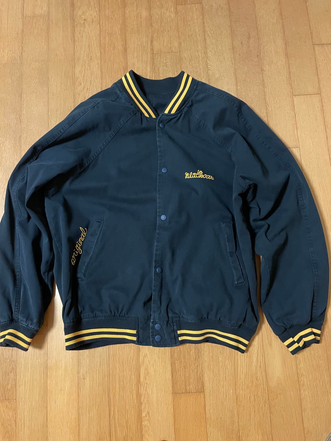 블랙아웃 팀자켓 네이비 m사이즈 상품이미지1