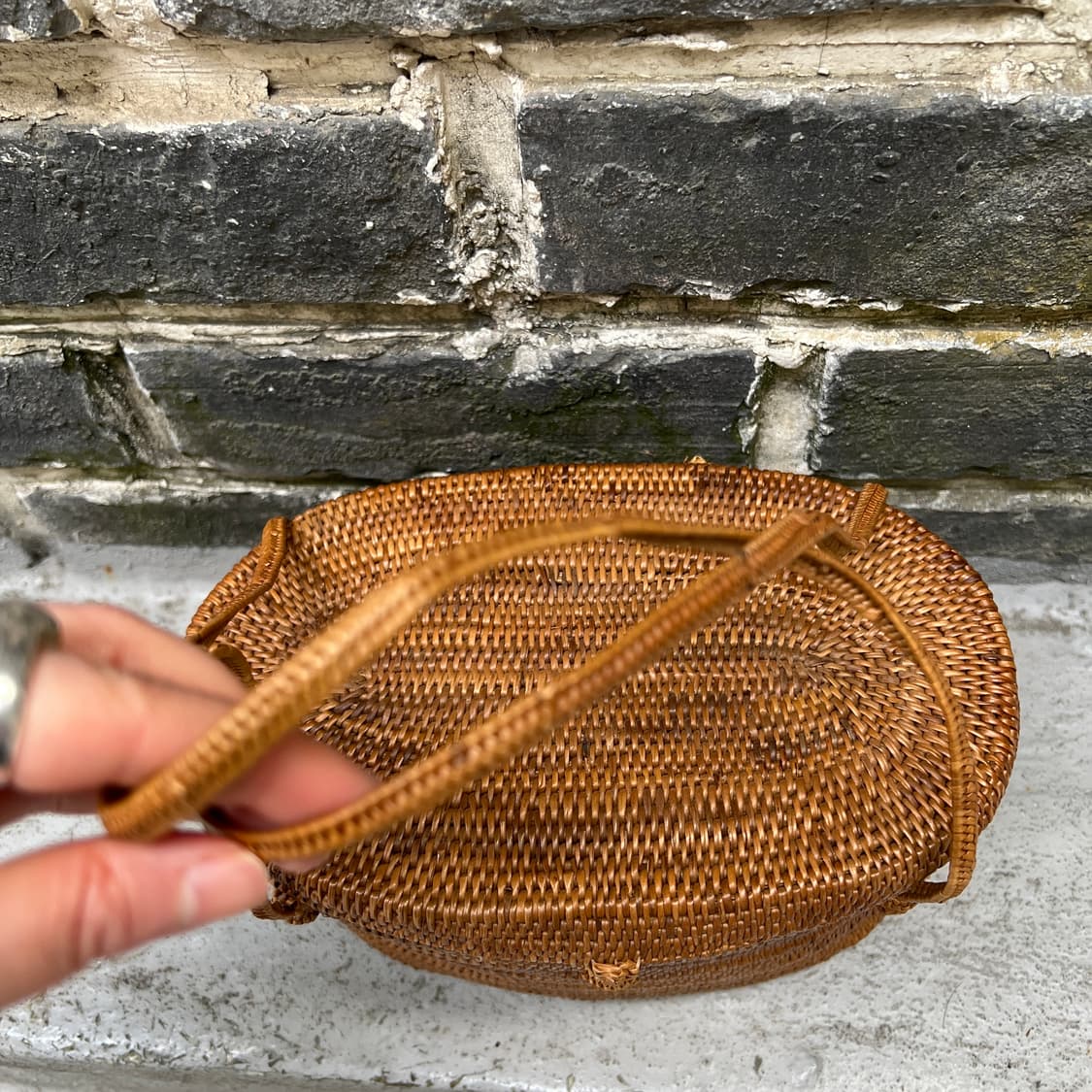 빈티지 라탄백 상품이미지3