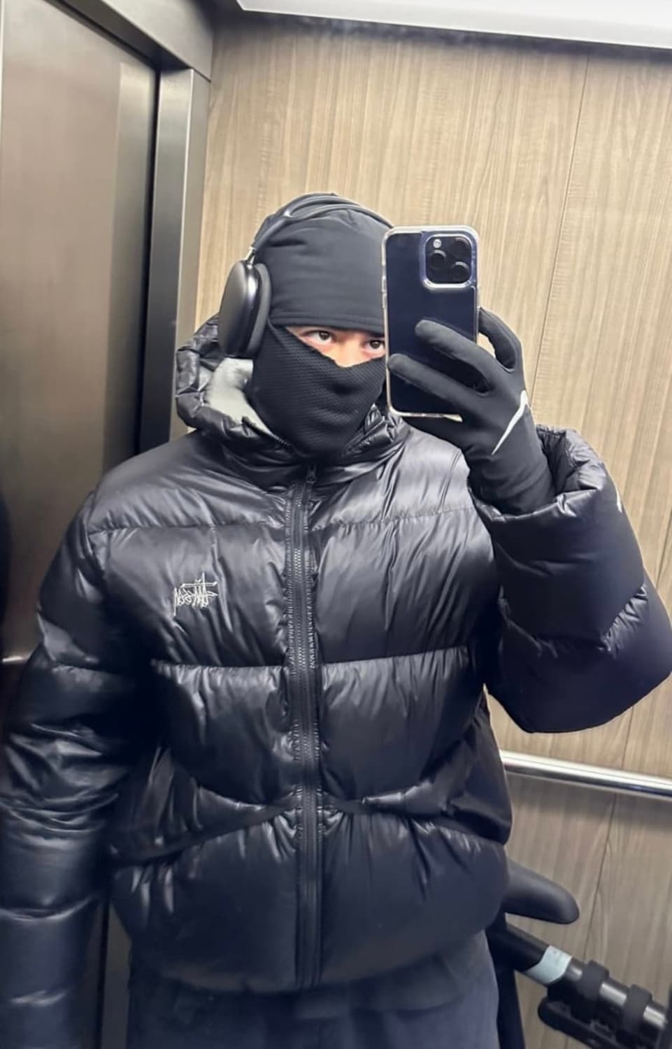 스투시 다운파카 립스탑 팬텀 블랙 s 상품이미지2