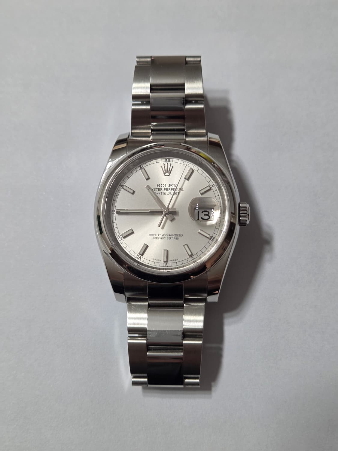롤렉스 데이트저스트 36 116200 은판 상품이미지1
