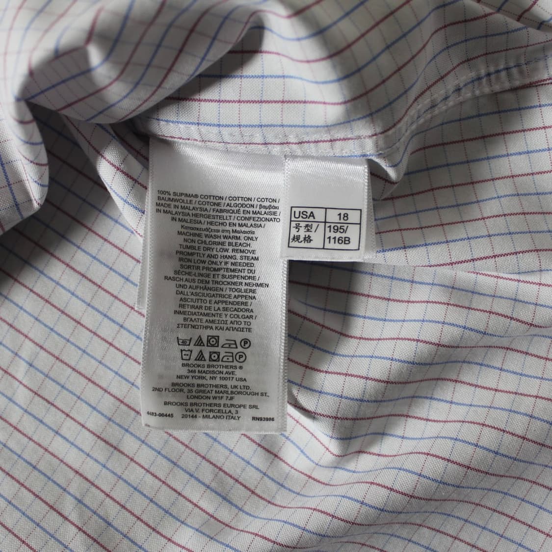 Brooks Brothers 브룩브라더스 깅엄 셔츠 상품이미지4