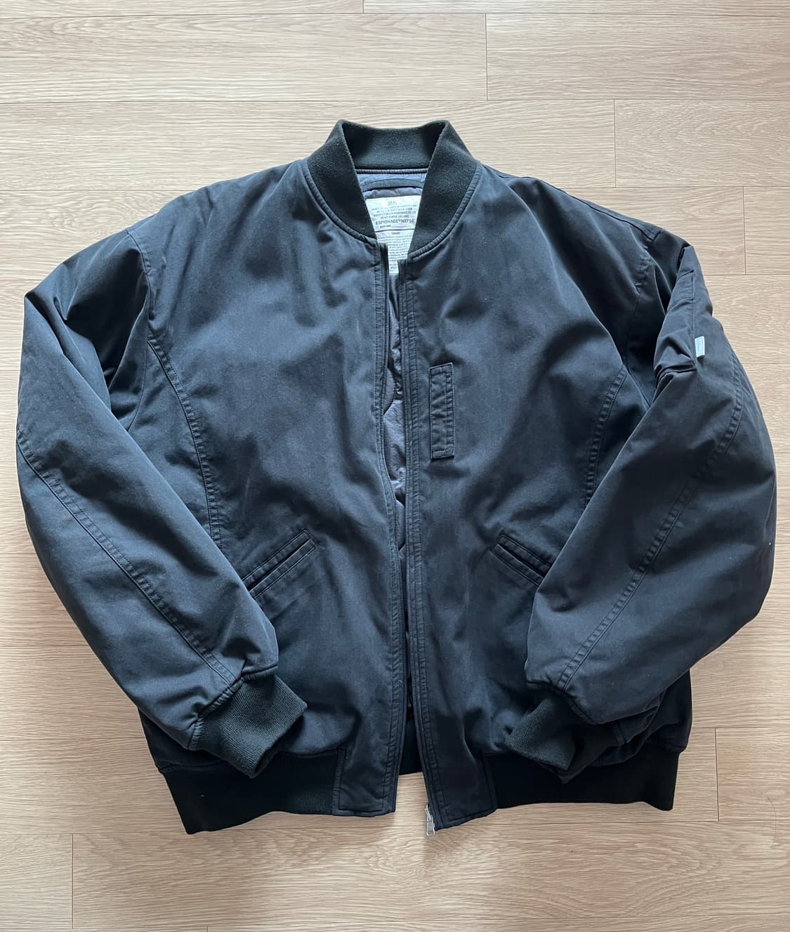 에스피오나지 MA-1 Bomber Jacket - Black 상품이미지2