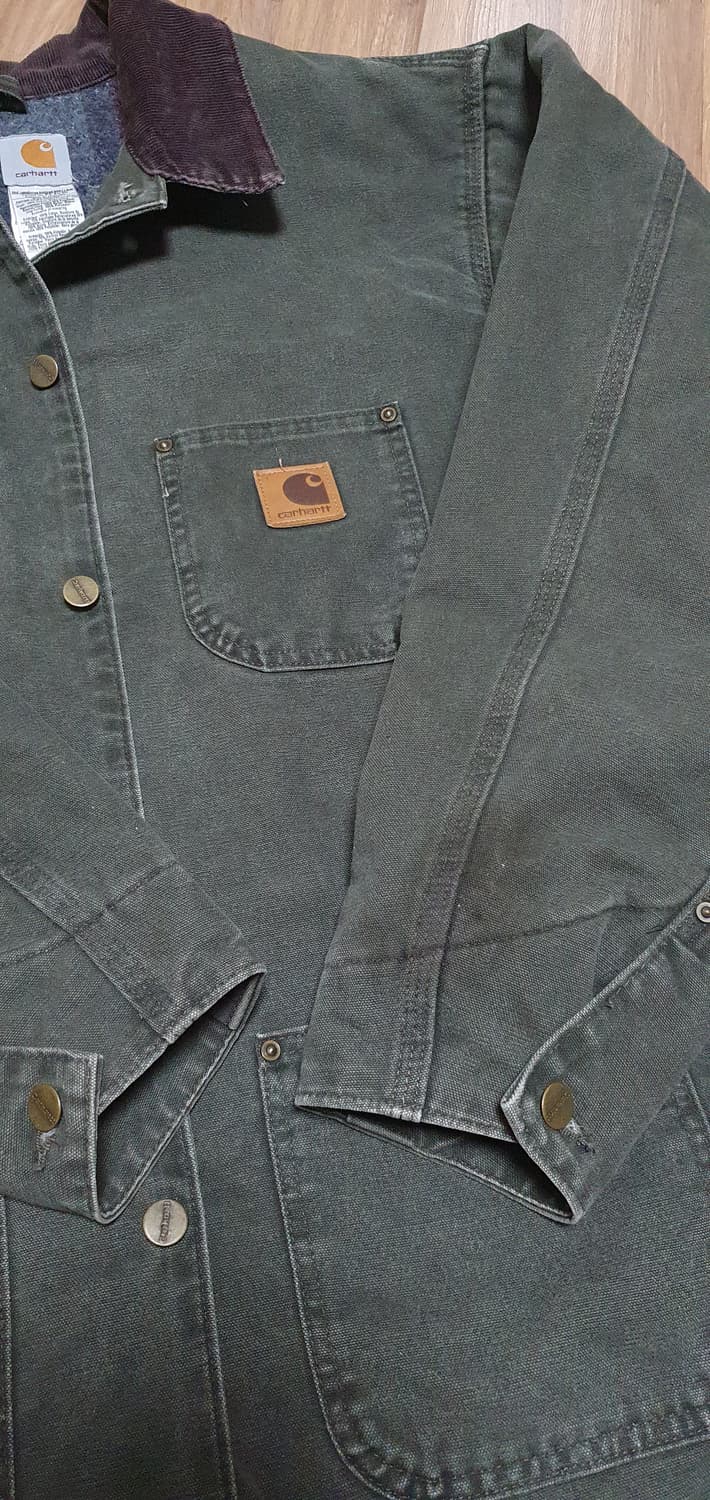 칼하트 워크자켓 초어코트 c02 MOS 샌드스톤 미시건자켓 상품이미지8