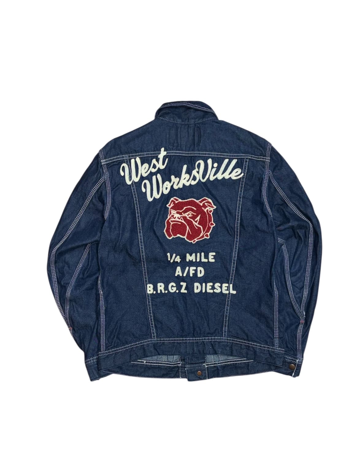 Diesel 디젤 스티치 데님 자켓 상품이미지1