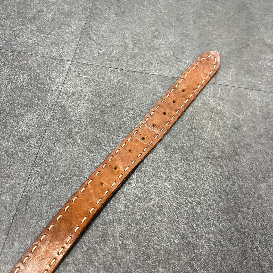 빈티지 소가죽 벨트 상품이미지3