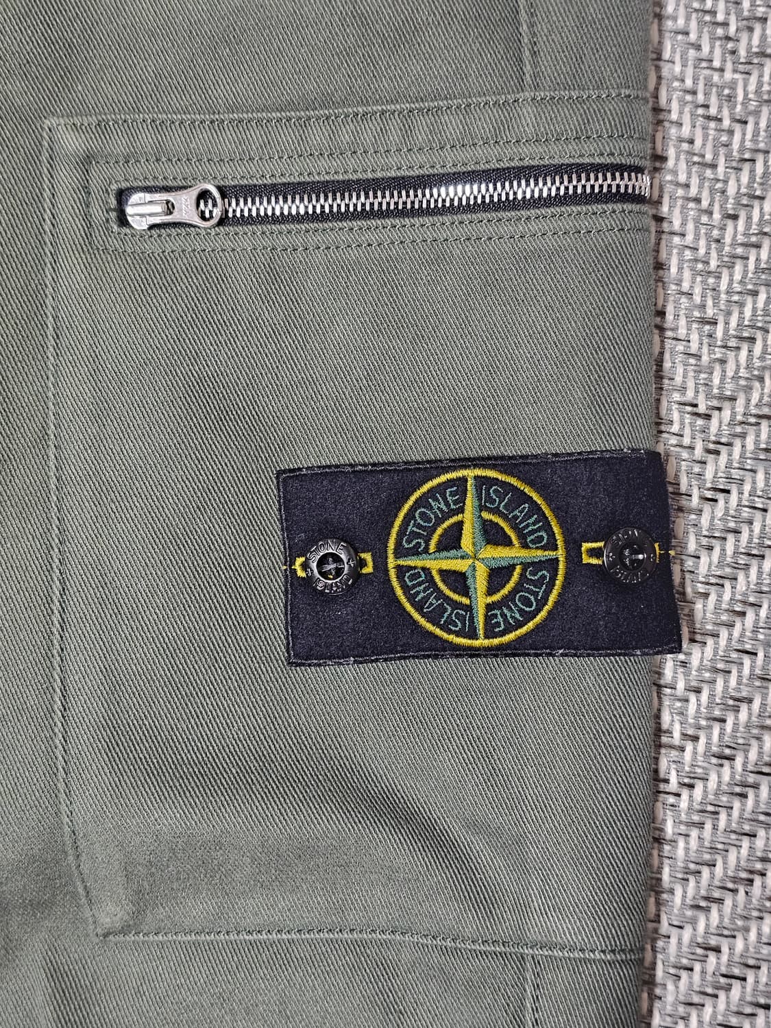 스톤아일랜드 코튼 나일론 드릴 카고 팬츠 상품이미지2