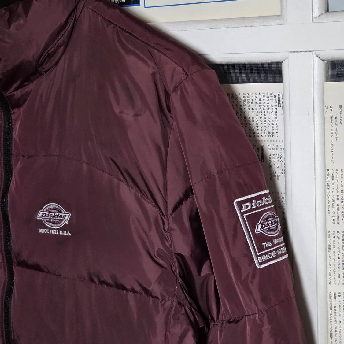 디키즈 덕다운 와인 경량 패딩 점퍼 상품이미지4