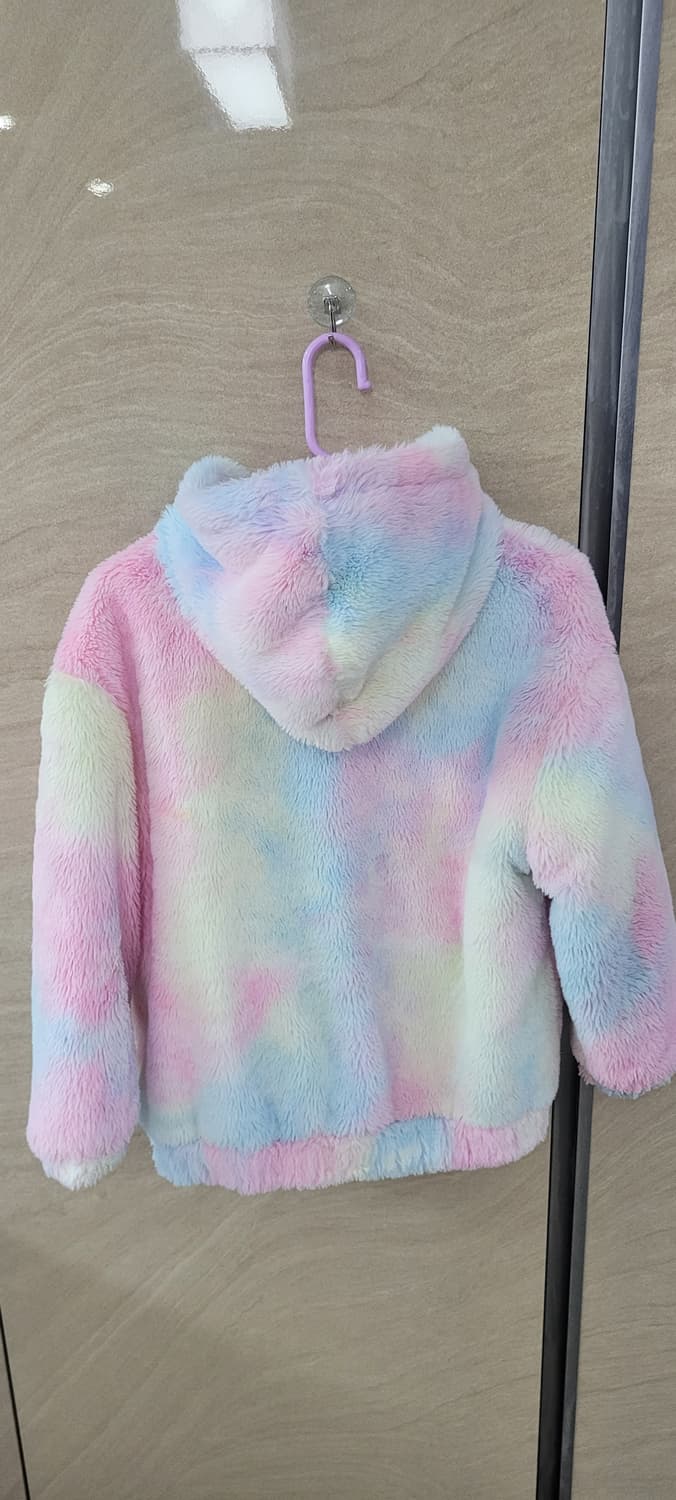 (여아140사이즈)신디키즈 도톰 무지개 후리스 상품이미지7