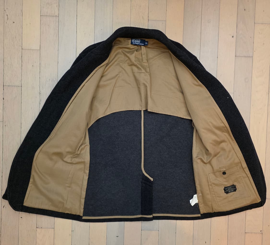 폴로랄프로렌 울100% 헤링본 XL 자켓 블레이저 상품이미지6