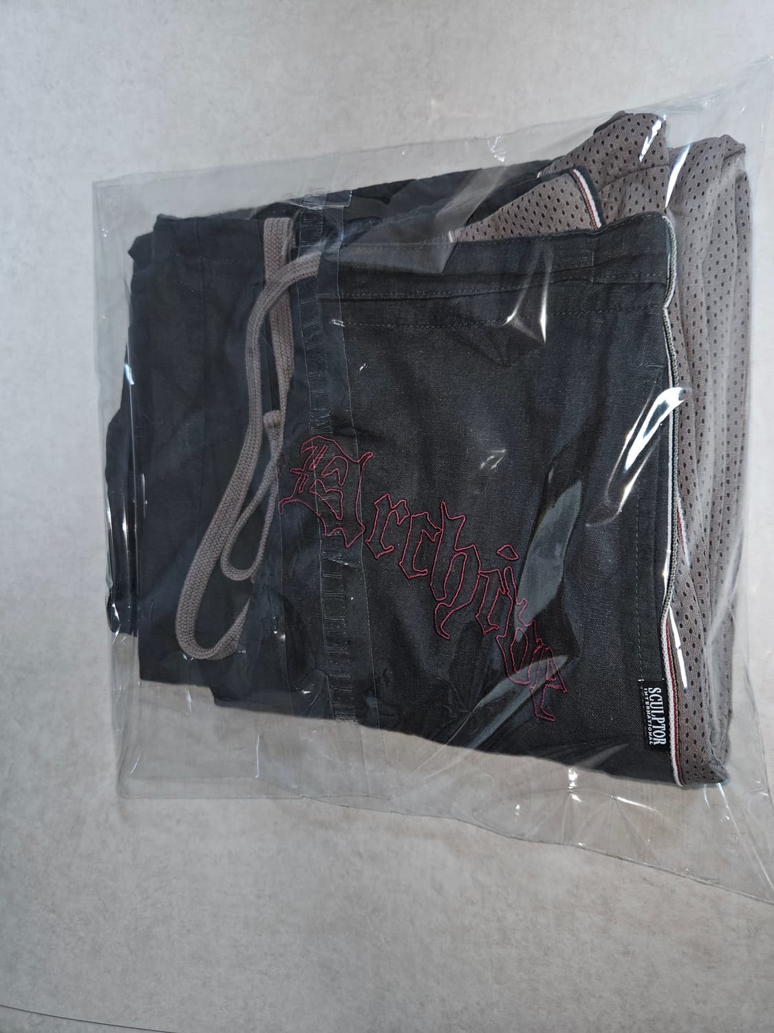 스컬프터 메쉬 린넨 팬츠 차콜  상품이미지10