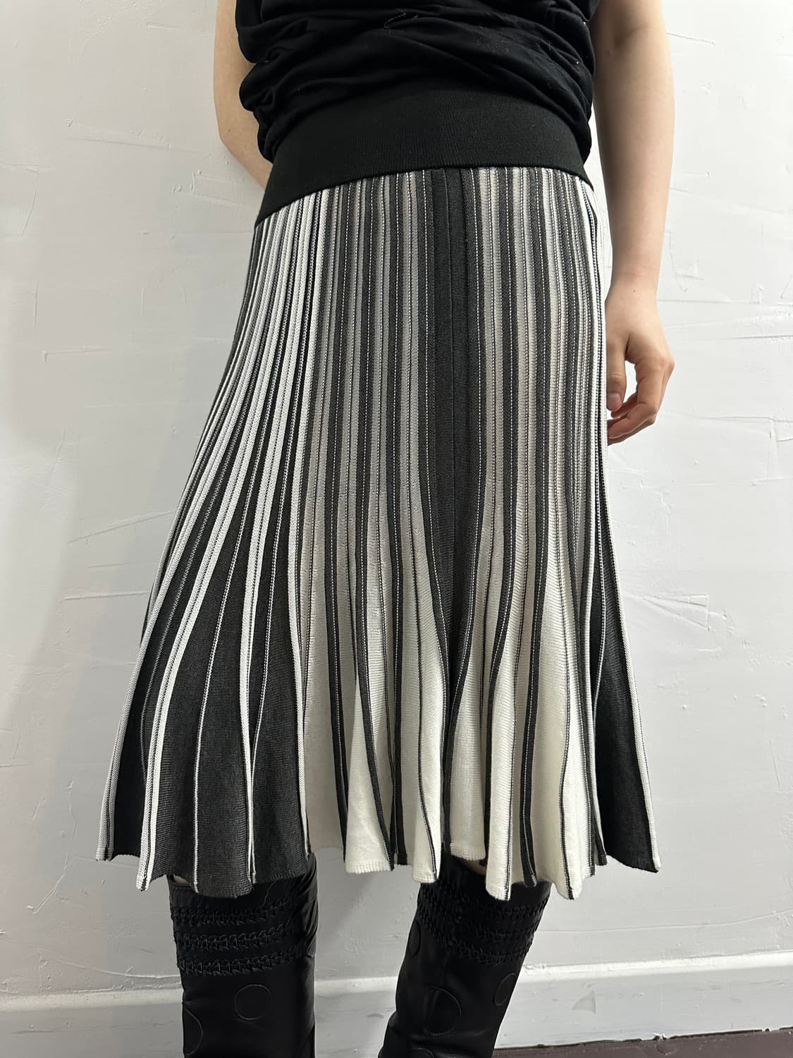 knit design skirt 상품이미지1