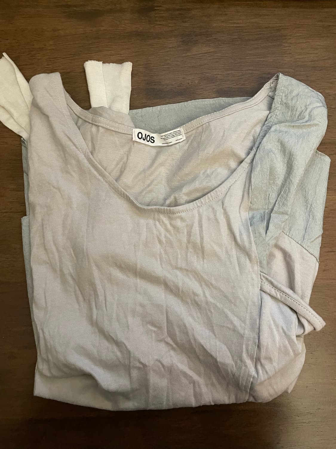 ojos 오호스 레이어드 롱슬리브 상품이미지2