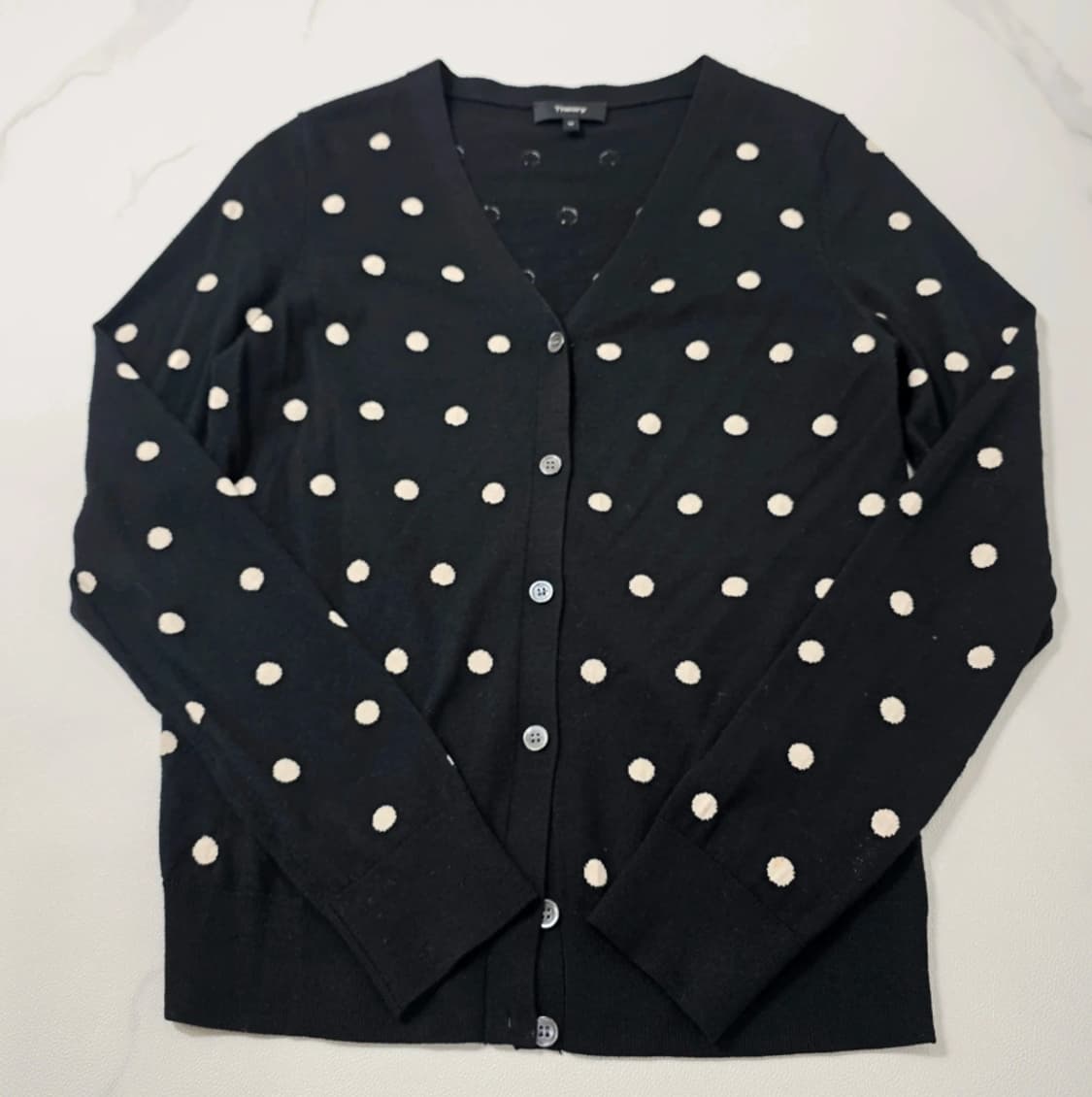 띠어리(Theory) 폴카 도트 울 가디건 ~55반 상품이미지6