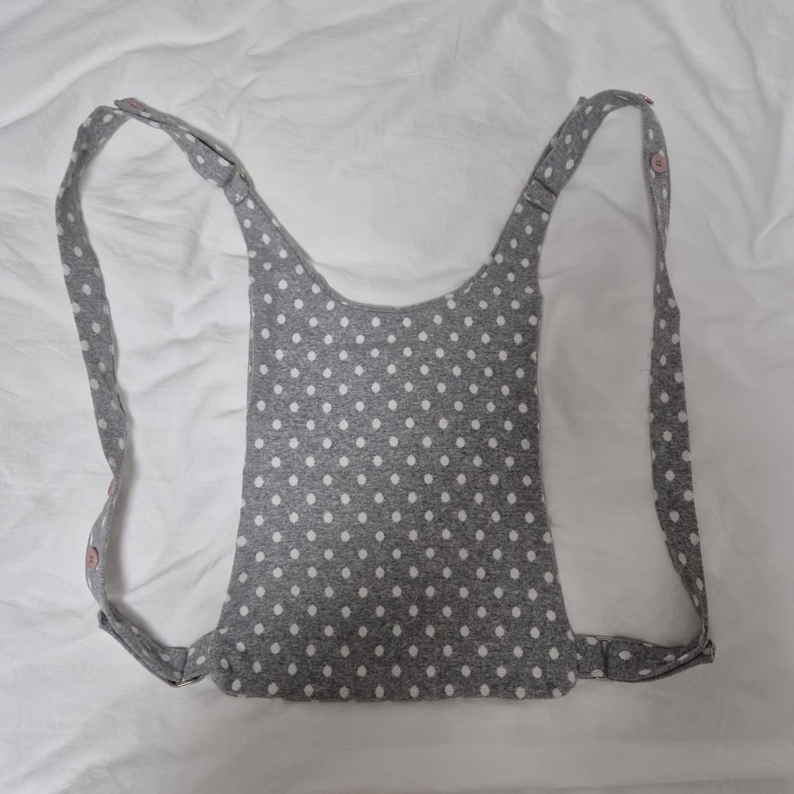 지초이 ss23 2way dotted bag 도트백 그레이 상품이미지3