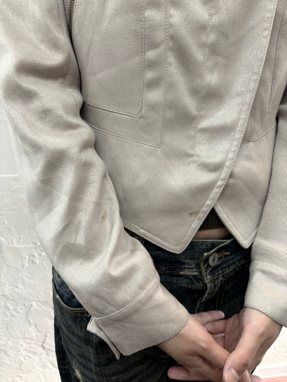 suede pintuck jacket 상품이미지5