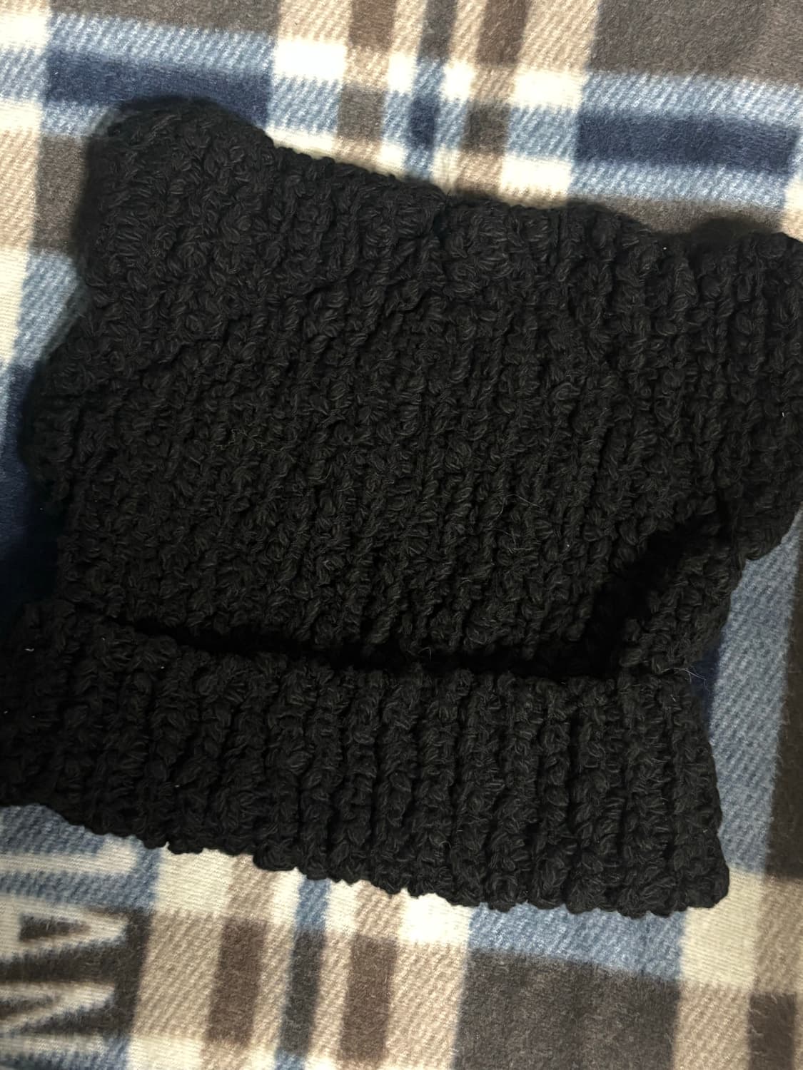 어썸니즈 에스에스 캣 니트 햇 블랙 (고양이비니) 상품이미지5