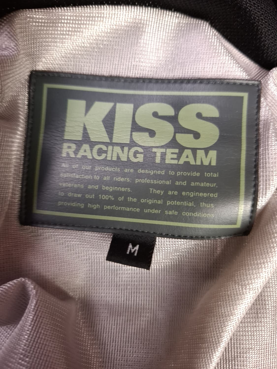 오리지날 90's 일본판 키스 KISS 레이싱 라이더자켓  상품이미지5