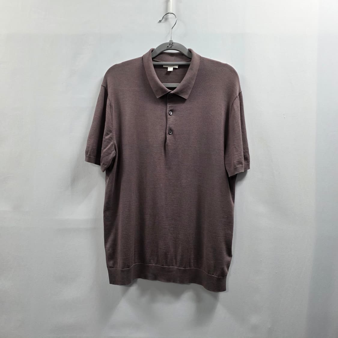 0174 COS 니트 폴로티 M / 실크55 코튼45 / 미니멀 상품이미지1