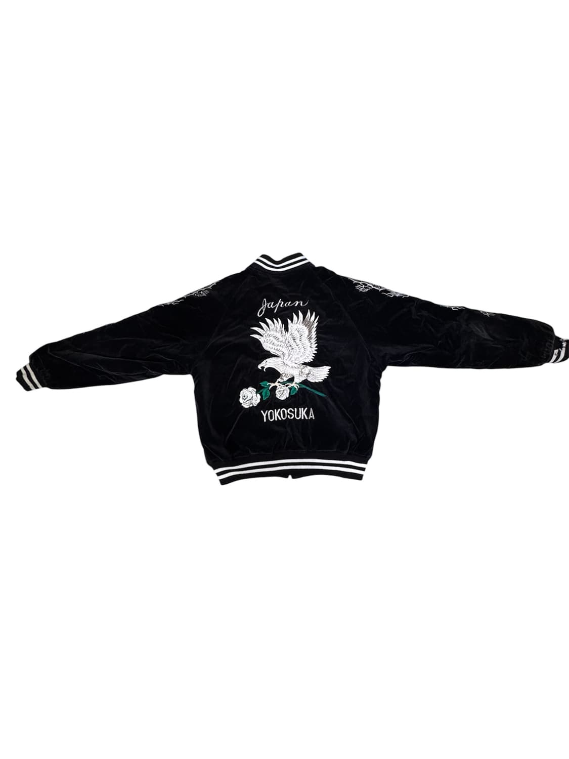 빈티지 90s YOKOSUKA JAPAN 벨벳 스카잔 M 상품이미지8