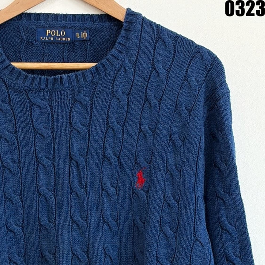 폴로 랄프로렌 케이블 니트 스웨터 XL 0323  상품이미지2