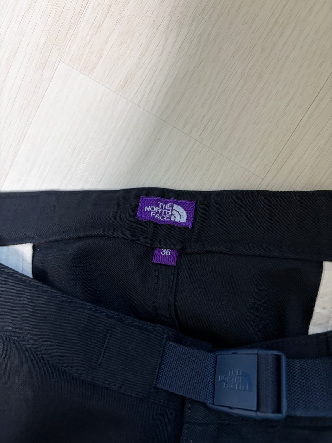 노스페이스 퍼플라벨 와이드 테이퍼드 치노팬츠 다크네이비 상품이미지3